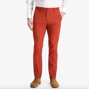 NWOT Bluffworks Men's Ascender Chino Tailored Fit - Mars Red 32 /32